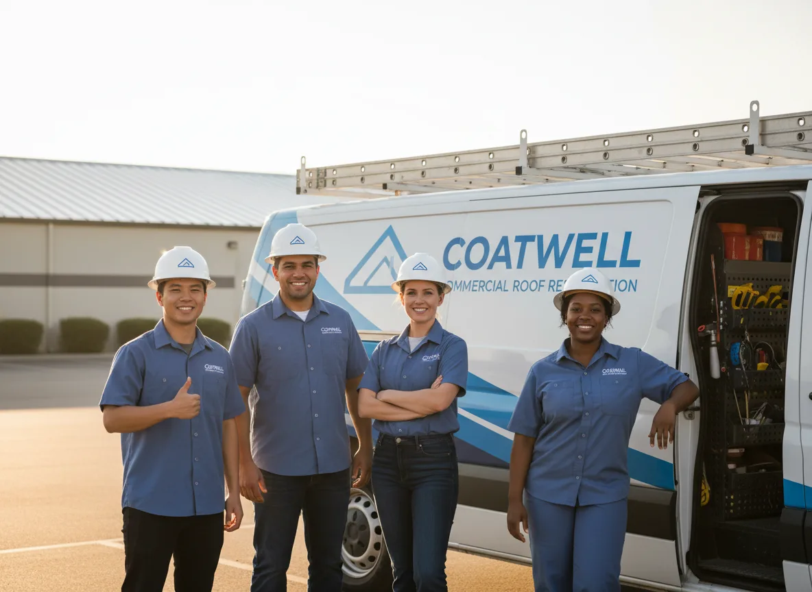 Commercial roof coating company in Hazelton, KS